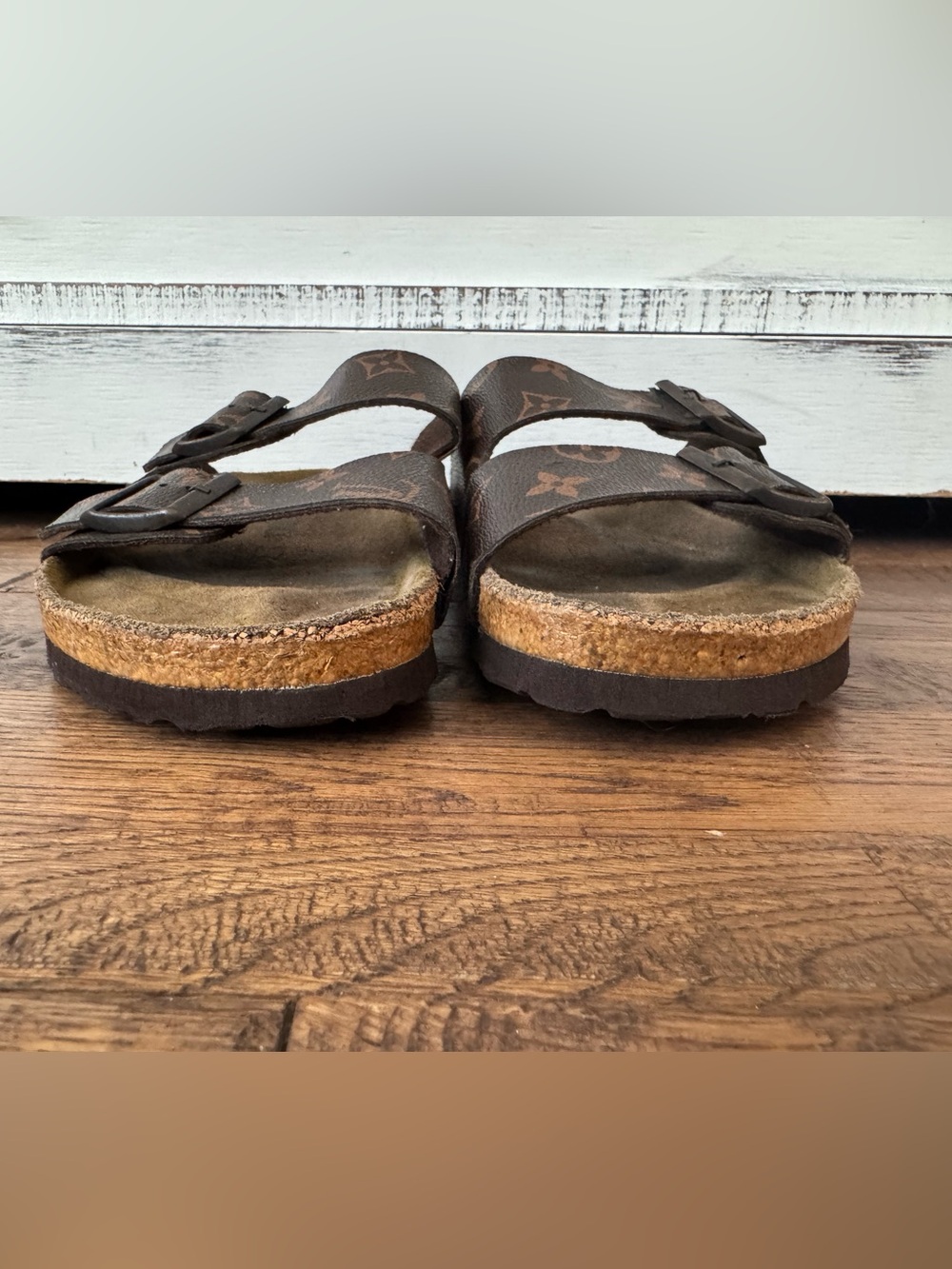 Birkenstock Arizona Custom Louis Vuitton Sandals Size 40 Women's 9 - Picture 5 of 11